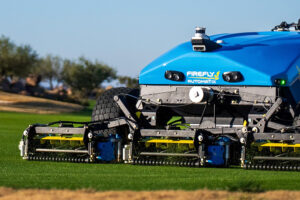 FireFly AMP-L100 autonomous lawn mower reels