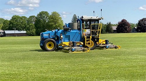 M220-AV mowing turf farm field