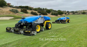Two FireFly AMP mowers at The Santaluz Club