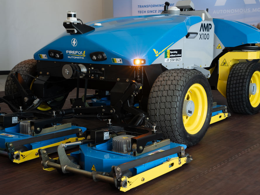 FireFly AMP-X100 Rotary Model Electric Autonomous Mower