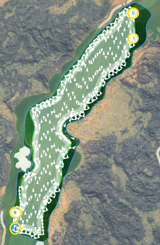 QuickPlan screenshot of ABCD map icons