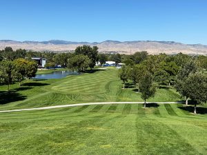 striping on fairway at Hillcrest Country Club